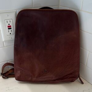 Wild West Women's Leather Backpack - Rich Brown